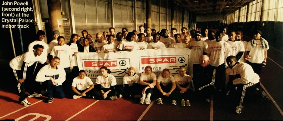 John Powell at the Crystal Palace National Sports Cenre indoor track